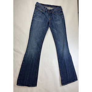 Citizen of Humanity Ingrid #002 Low Waist Flare Stretch Grunge Women's Size 25